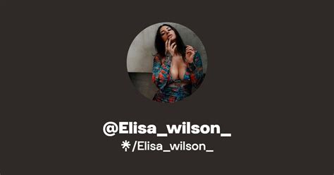 elisa tiktok|elisa wilson.